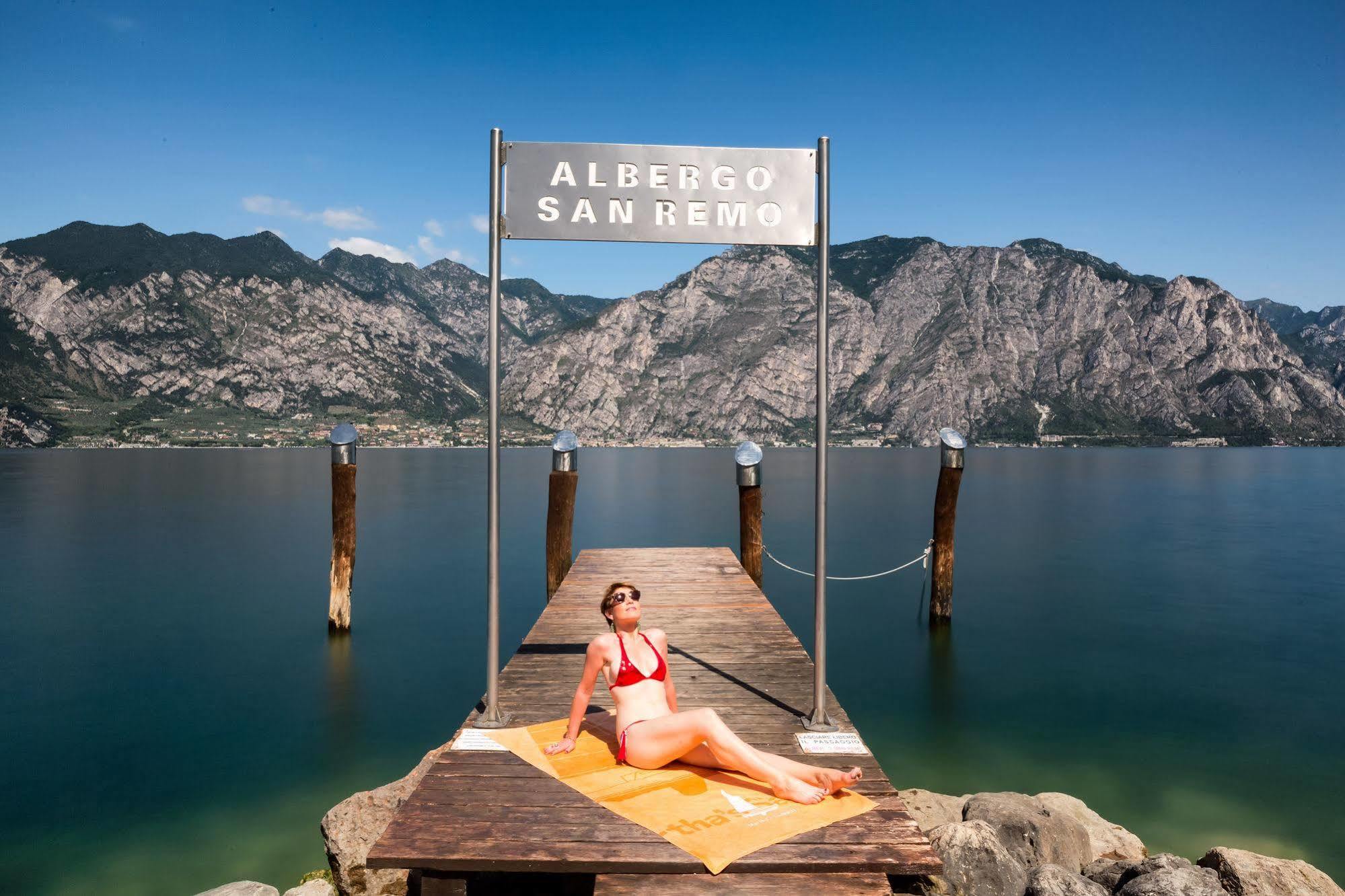 Albergo San Remo Malcesine Bagian luar foto